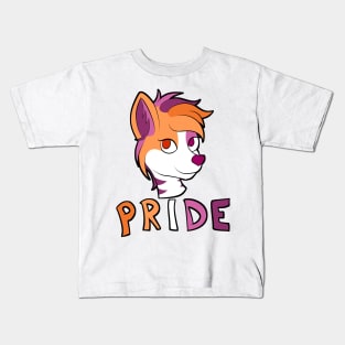 Lesbian Pride - Furry Mascot 2 Kids T-Shirt